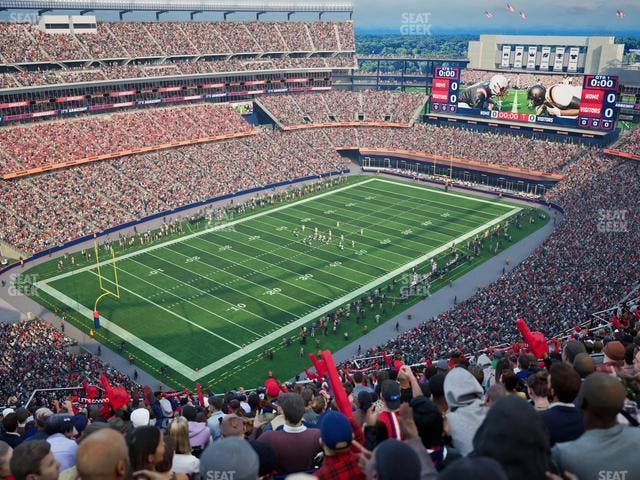 Gillette Stadium - Section 339 Seat View Gillette Stadium - Section 339 Seat View