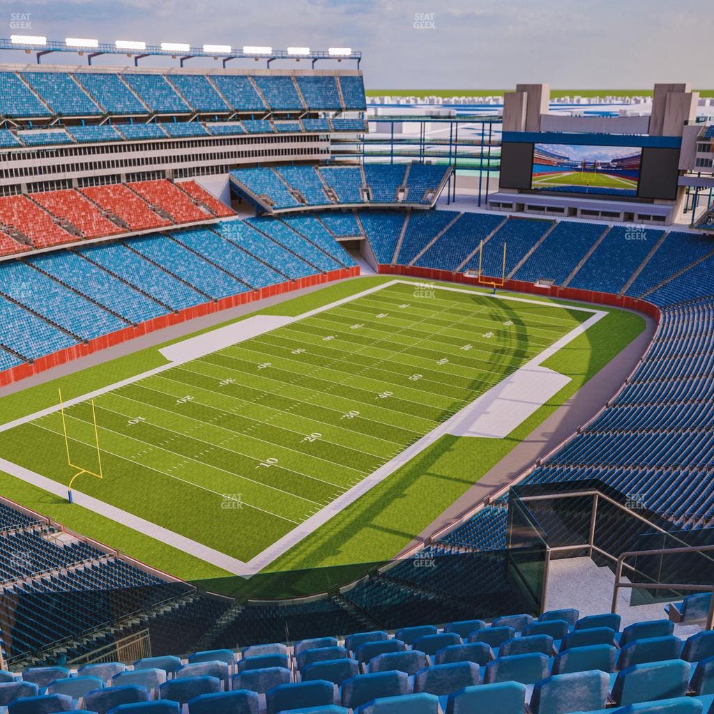 Gillette Stadium - Section 340 Seat View