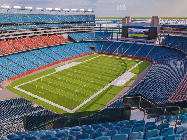 Gillette Stadium - Section 340 Seat View