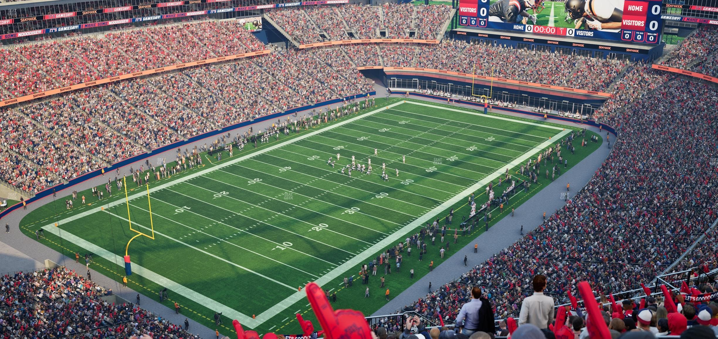 Gillette Stadium - Section 340 Seat View