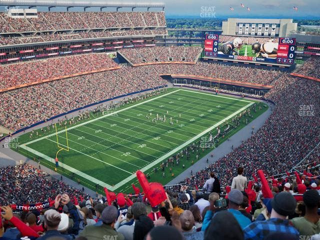 Gillette Stadium - Section 340 Seat View Gillette Stadium - Section 340 Seat View