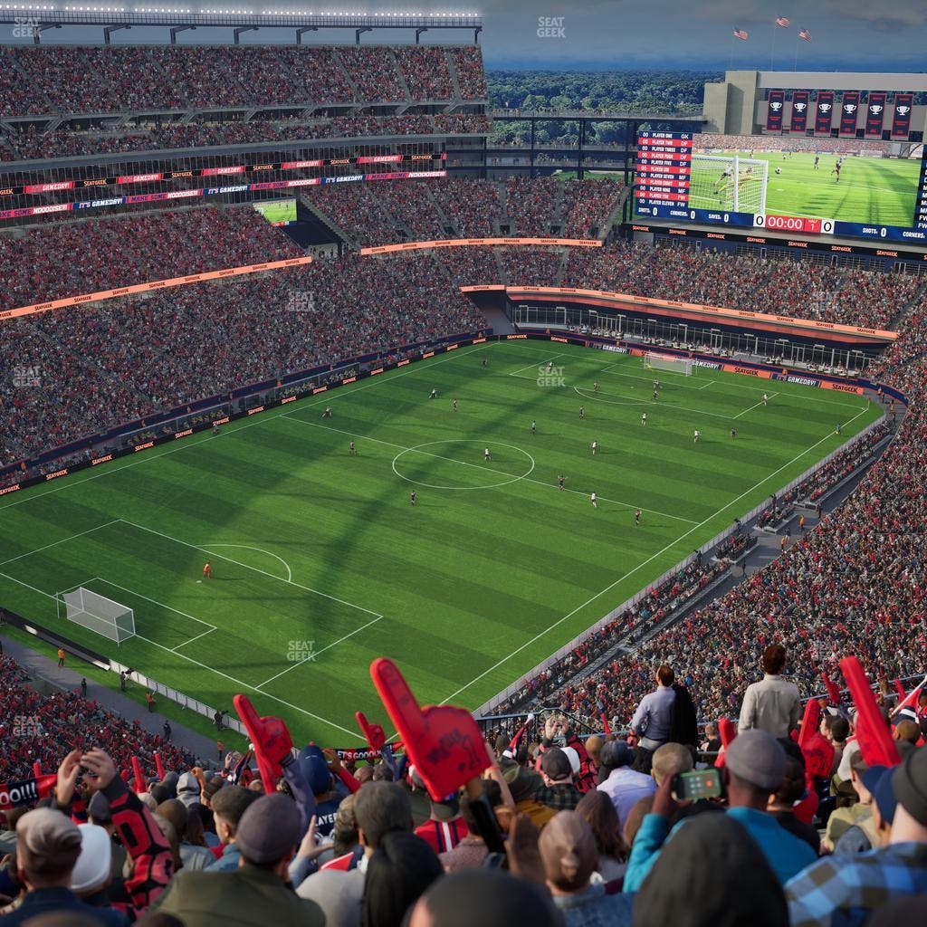 Gillette Stadium - Section 340 Seat View