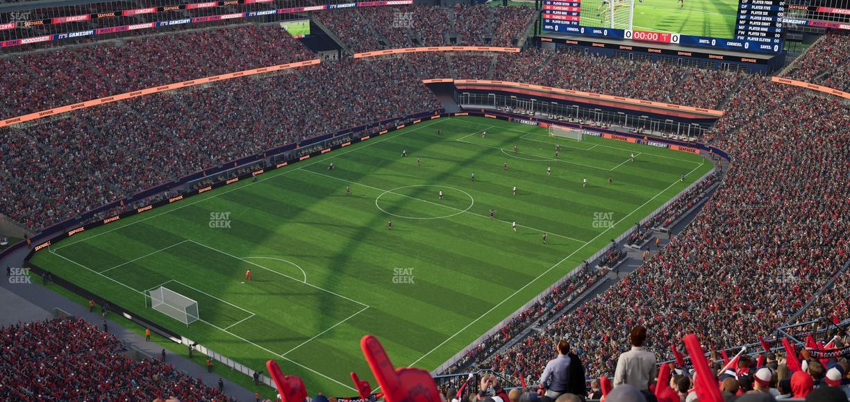 Gillette Stadium - Section 340 Seat View