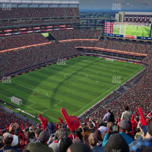 Gillette Stadium - Section 340 Seat View