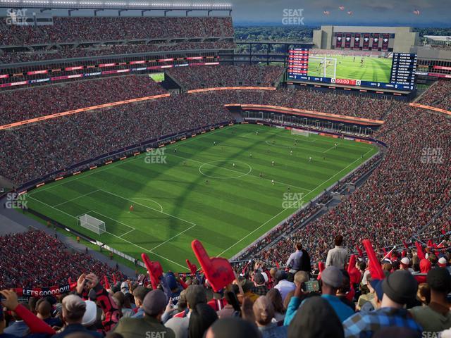 Gillette Stadium - Section 340 Seat View