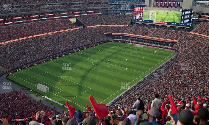 Gillette Stadium - Section 340 Seat View