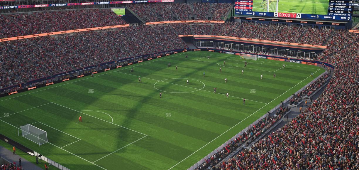 Gillette Stadium - Section 340 Seat View