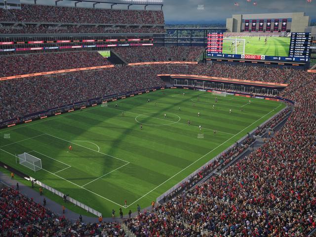 Gillette Stadium - Section 340 Seat View