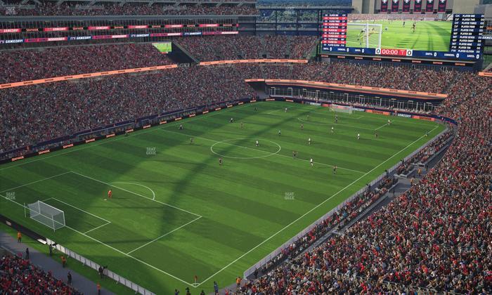 Gillette Stadium - Section 340 Seat View