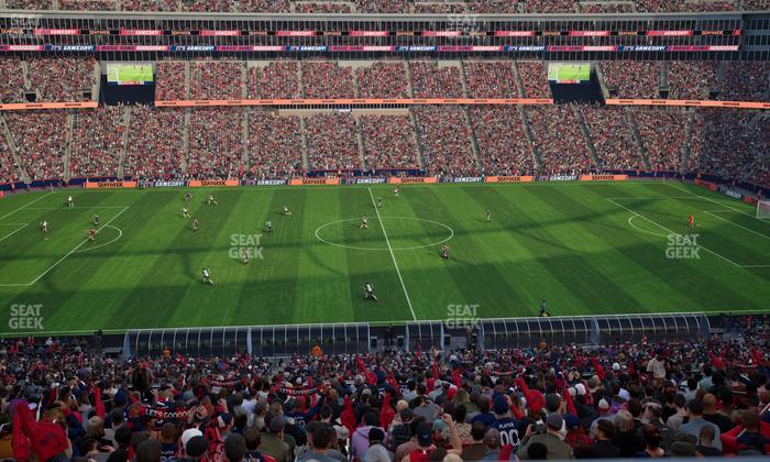 Gillette Stadium - Section Club 10 Seat View