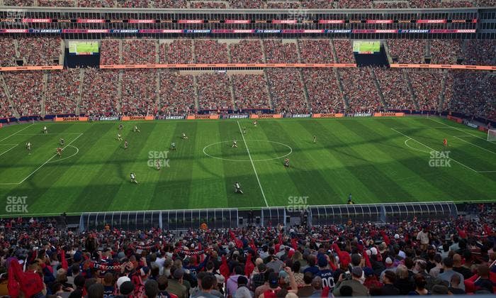 Gillette Stadium - Section Club 10 Seat View