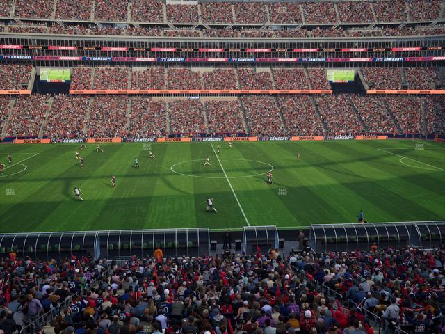 Gillette Stadium - Section Club 10 Seat View