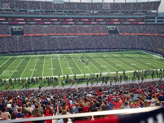 Gillette Stadium - Section Club 11 Seat View Gillette Stadium - Section Club 11 Seat View