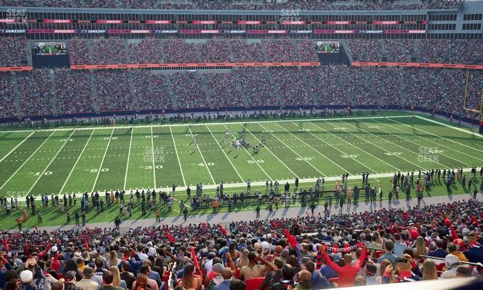 Gillette Stadium - Section Club 11 Seat View