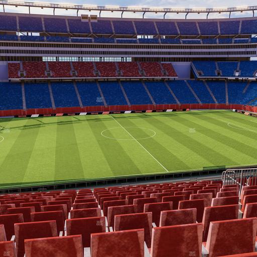 Gillette Stadium - Section Club 11 Seat View