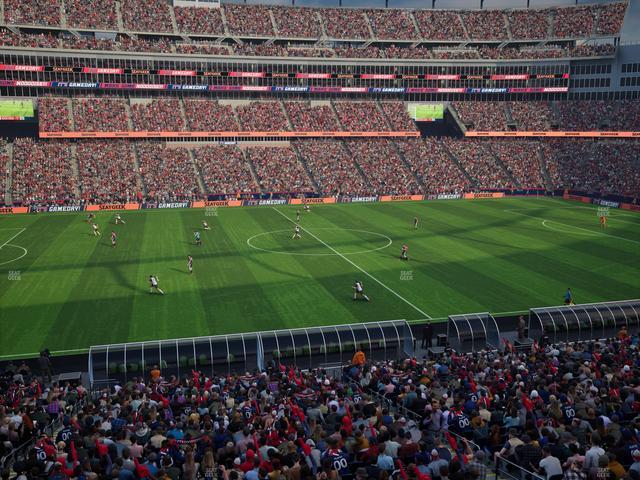 Gillette Stadium - Section Club 11 Seat View