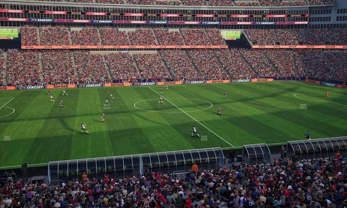 Gillette Stadium - Section Club 11 Seat View