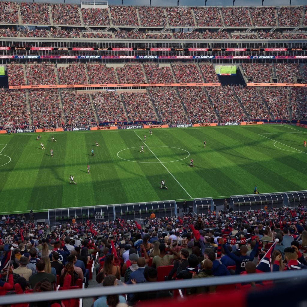 Gillette Stadium - Section Club 11 Seat View