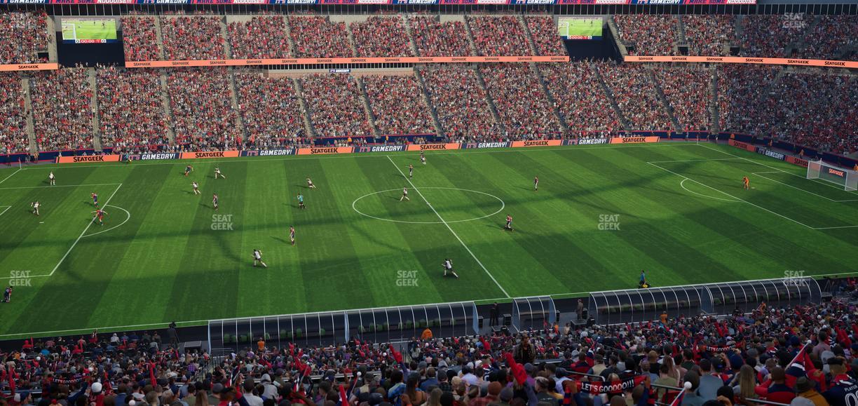 Gillette Stadium - Section Club 11 Seat View