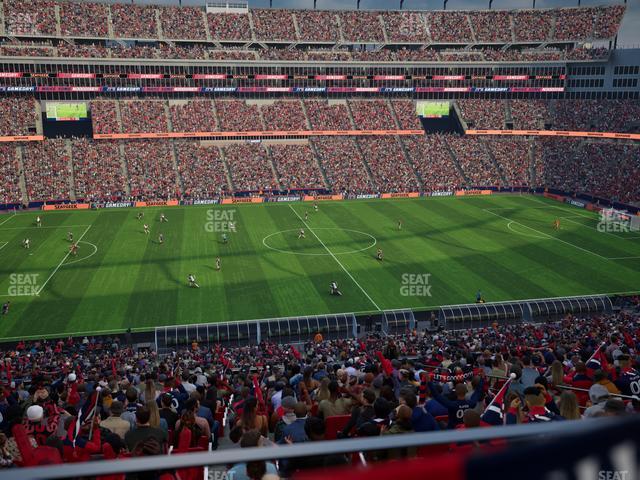 Gillette Stadium - Section Club 11 Seat View