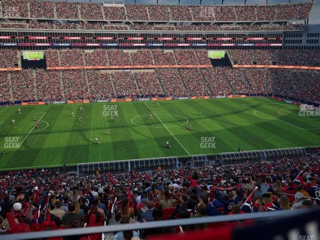 Gillette Stadium - Section Club 11 Seat View