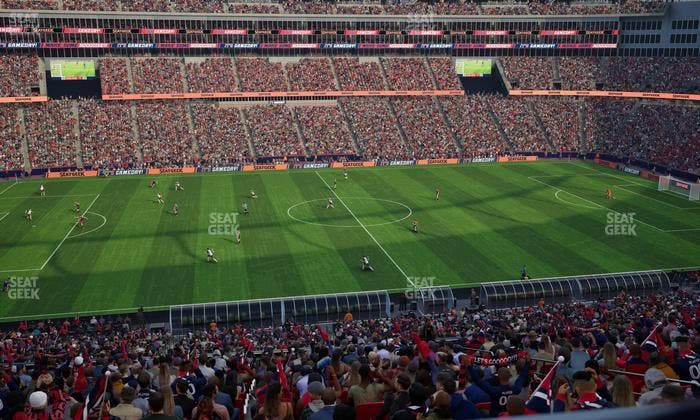 Gillette Stadium - Section Club 11 Seat View