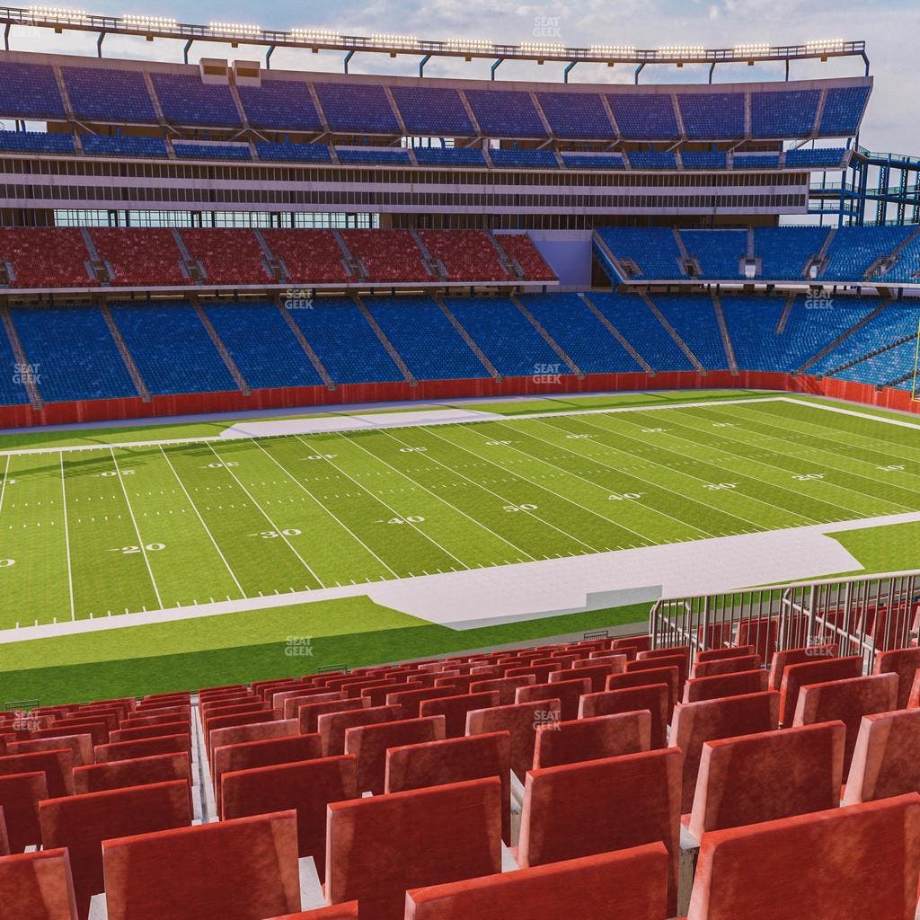 Gillette Stadium - Section Club 12 Seat View