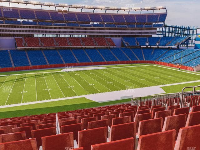 Gillette Stadium - Section Club 12 Seat View