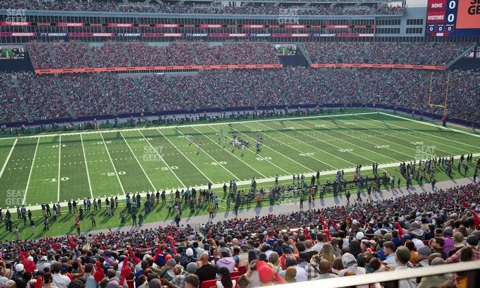Gillette Stadium - Section Club 12 Seat View