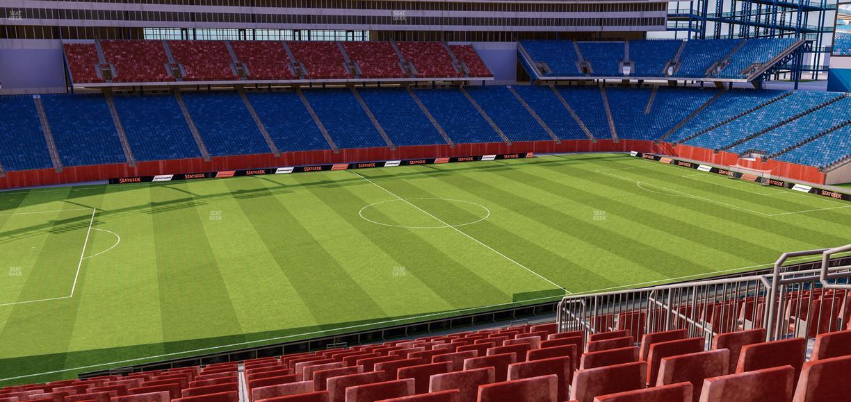 Gillette Stadium - Section Club 12 Seat View