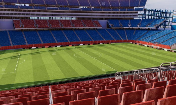 Gillette Stadium - Section Club 12 Seat View