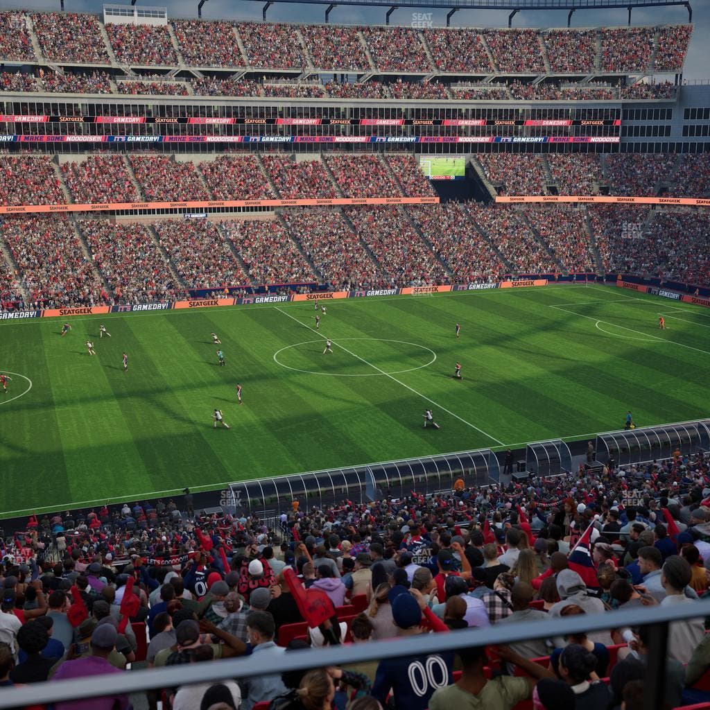 Gillette Stadium - Section Club 12 Seat View