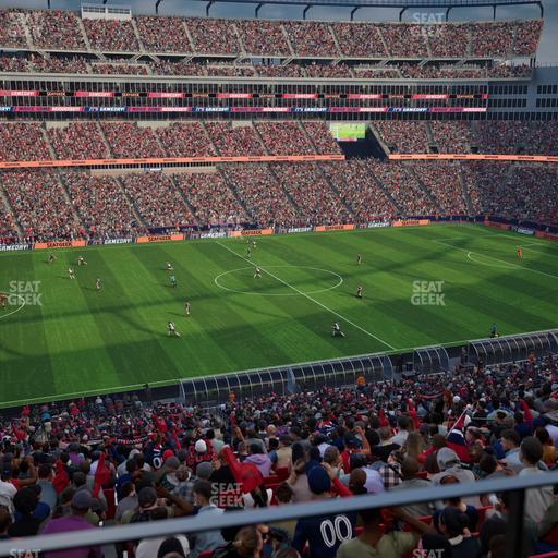 Gillette Stadium - Section Club 12 Seat View