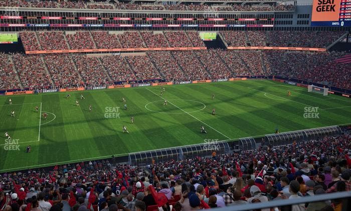 Gillette Stadium - Section Club 12 Seat View