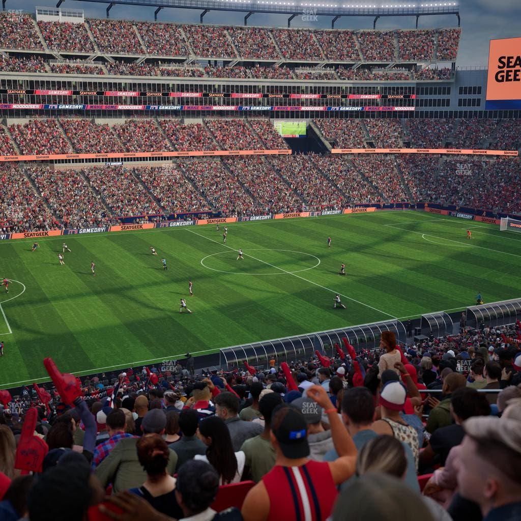 Gillette Stadium - Section Club 13 Seat View