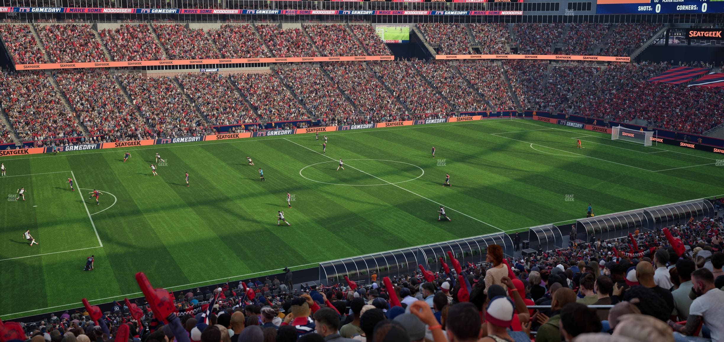 Gillette Stadium - Section Club 13 Seat View