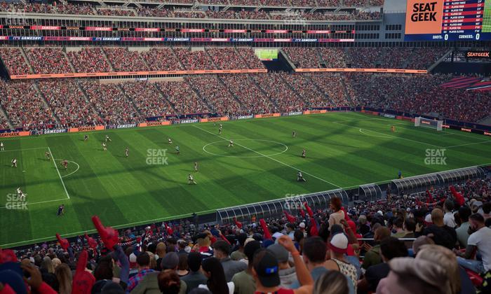 Gillette Stadium - Section Club 13 Seat View