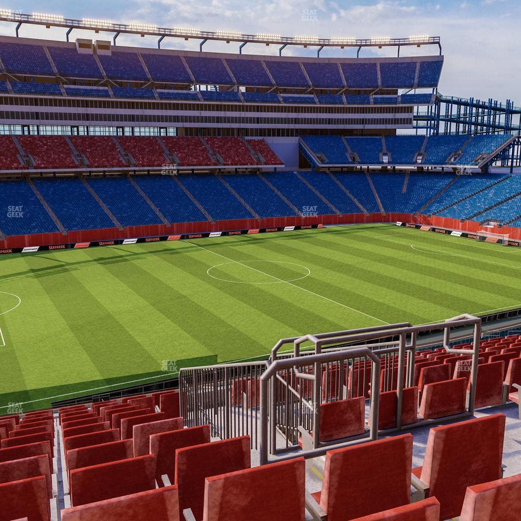 Gillette Stadium - Section Club 13 Seat View