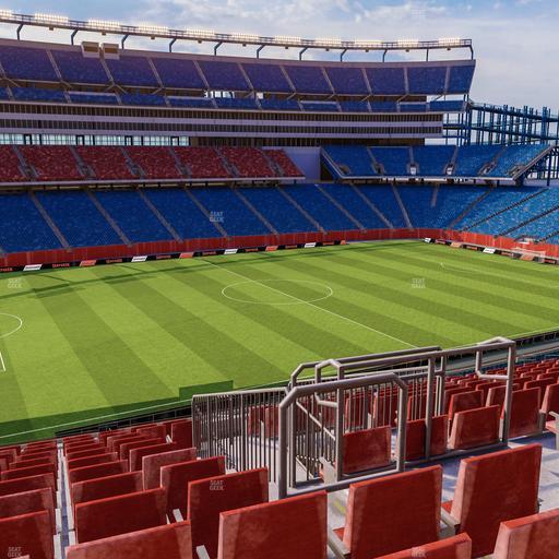 Gillette Stadium - Section Club 13 Seat View