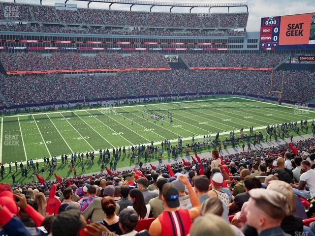 Gillette Stadium - Section Club 13 Seat View Gillette Stadium - Section Club 13 Seat View