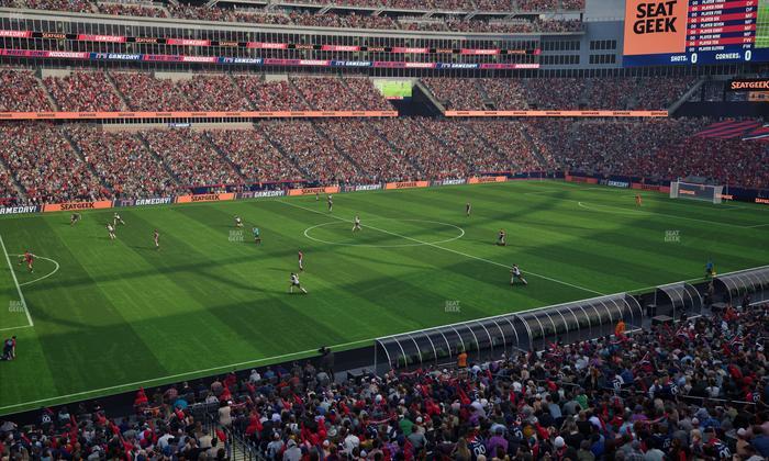 Gillette Stadium - Section Club 13 Seat View