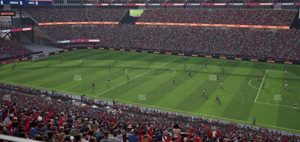 Gillette Stadium - Section Club 28 Seat View