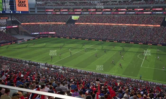 Gillette Stadium - Section Club 28 Seat View