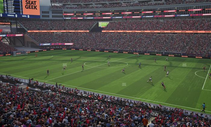Gillette Stadium - Section Club 28 Seat View