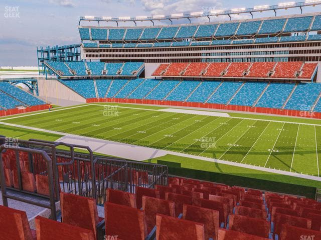 Gillette Stadium - Section Club 28 Seat View