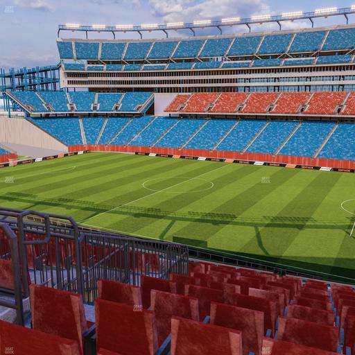 Gillette Stadium - Section Club 28 Seat View