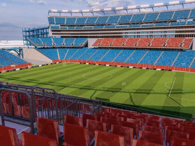 Gillette Stadium - Section Club 28 Seat View Gillette Stadium - Section Club 28 Seat View