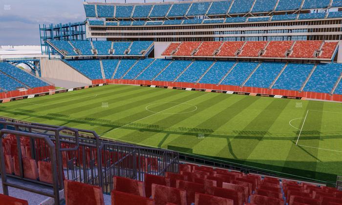 Gillette Stadium - Section Club 28 Seat View