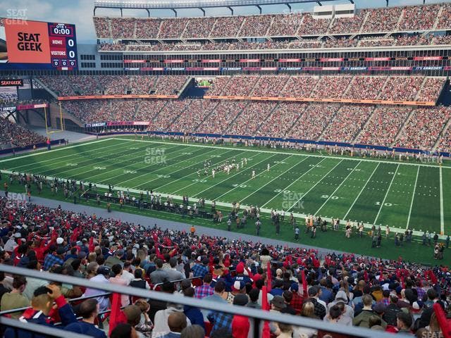 Gillette Stadium - Section Club 28 Seat View Gillette Stadium - Section Club 28 Seat View
