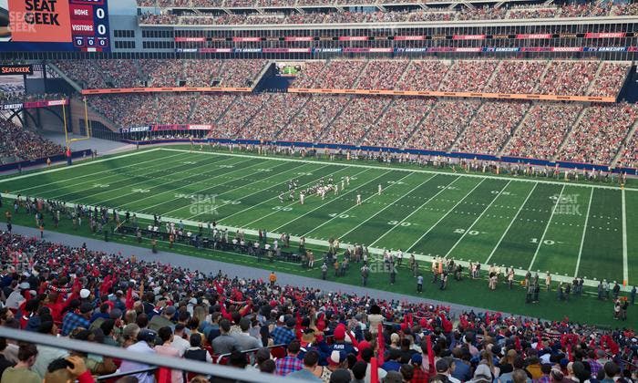 Gillette Stadium - Section Club 28 Seat View